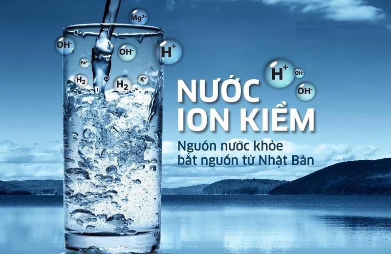 Nước ion kiềm đóng chai